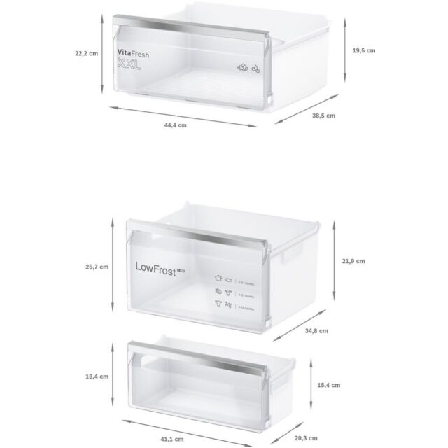 Bosch KIV87VSE0G, Built-in fridge-freezer with freezer at bottom