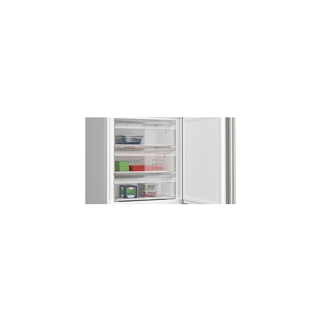 Siemens KG49N2IDF, free-standing fridge-freezer with freezer at bottom