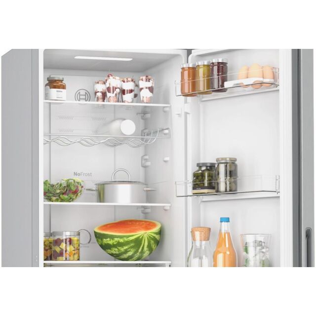 Bosch KGN27NLEAG, Free-standing fridge-freezer with freezer at bottom