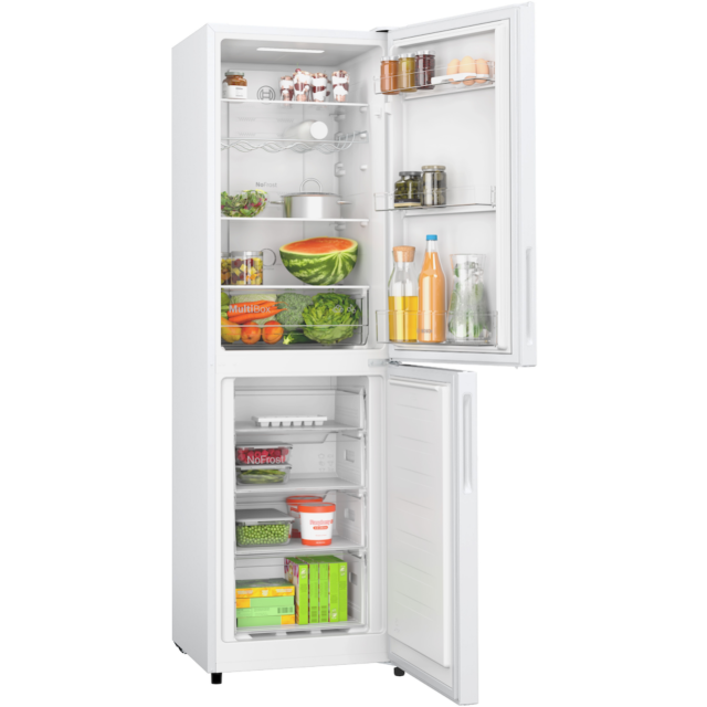 Bosch KGN27NWEAG, Free-standing fridge-freezer with freezer at bottom