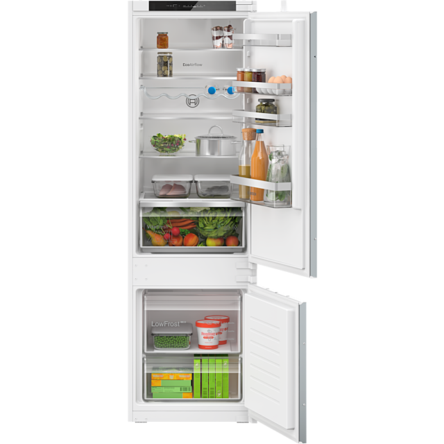 Bosch KIV87VSE0G, Built-in fridge-freezer with freezer at bottom