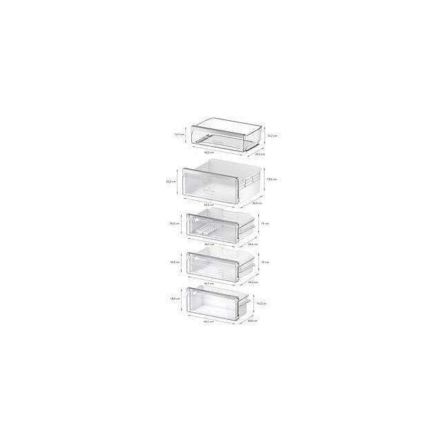 Neff KI7962FD0, Built-in fridge-freezer with freezer at bottom