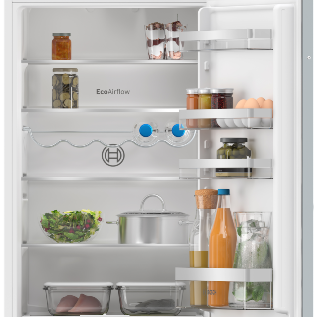 Bosch KIV87VSE0G, Built-in fridge-freezer with freezer at bottom