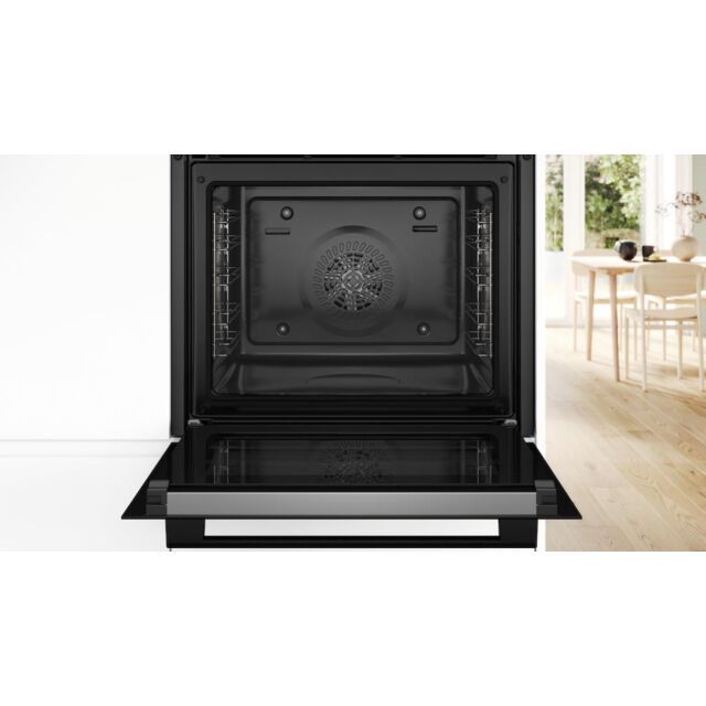 Bosch HQA574BB3B, Built-in oven with added steam function