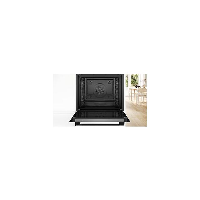 Bosch HQA574BS3B, Built-in oven with added steam function