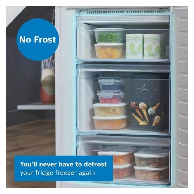 Bosch KGN34NWEAG, Free-standing fridge-freezer with freezer at bottom