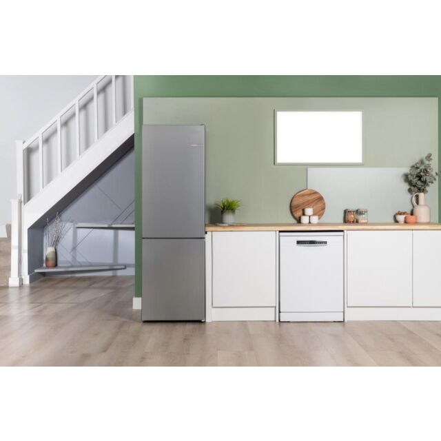 Bosch KGN362LDFG, Free-standing fridge-freezer with freezer at bottom