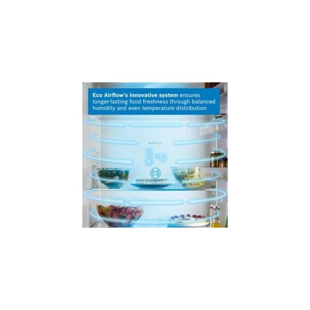 Bosch KIV86VSE0G, Built-in fridge-freezer with freezer at bottom