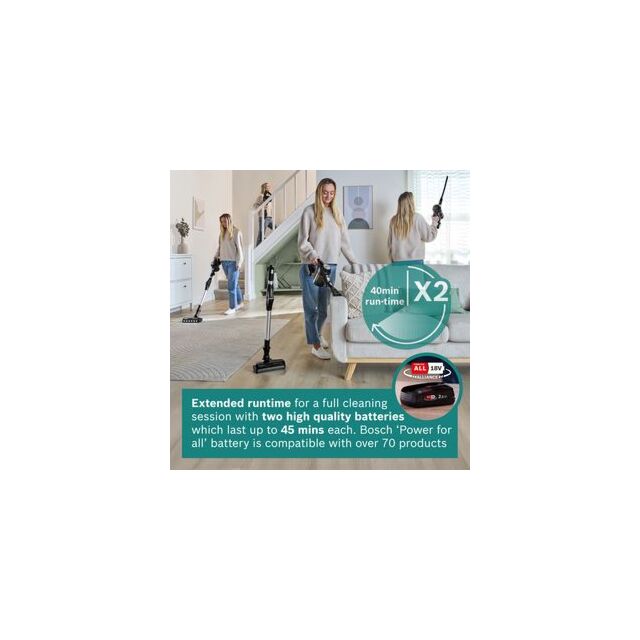 Bosch BCS712BGB, Cordless vacuum cleaner