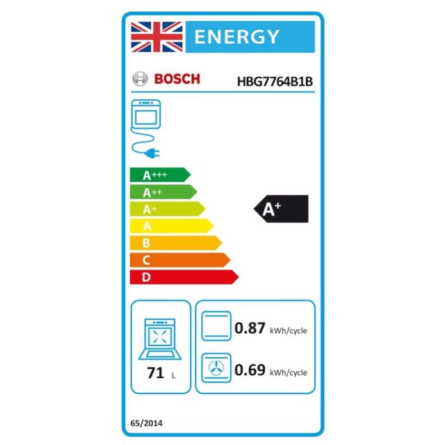 Bosch HBG7764B1B, Built-in oven