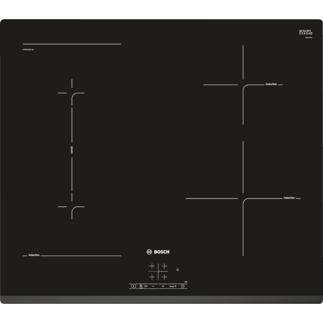 Bosch PWP631BF1B, Induction hob