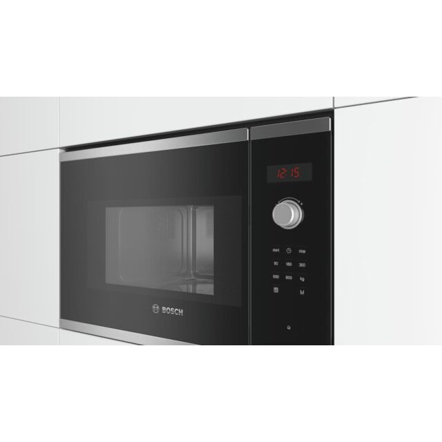 Bosch BFL523MS0B, Built-in microwave oven