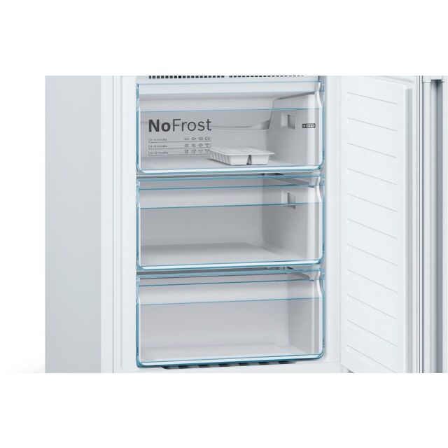 Bosch KGN39VWEAG, Free-standing fridge-freezer with freezer at bottom