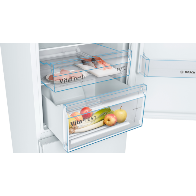 Bosch KGN39VWEAG, Free-standing fridge-freezer with freezer at bottom