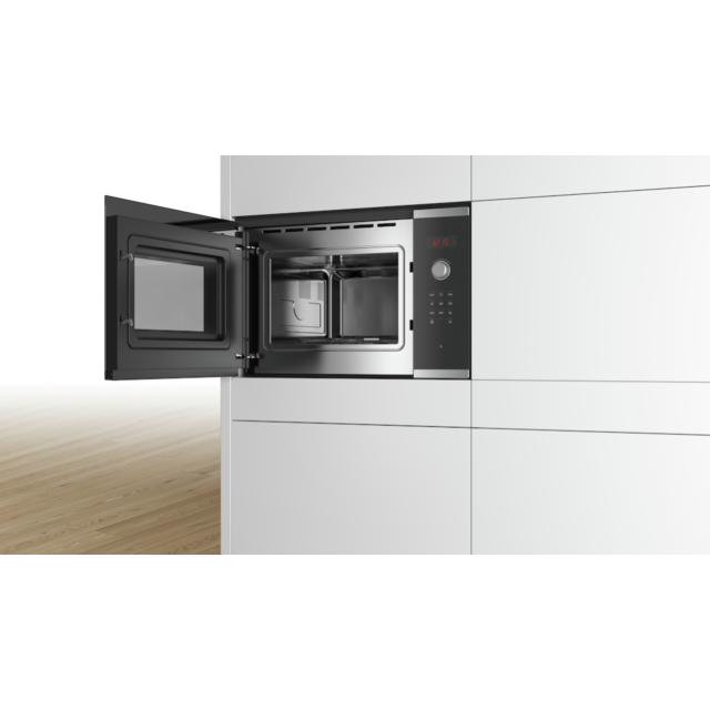 Bosch BFL553MS0B, Built-in microwave oven