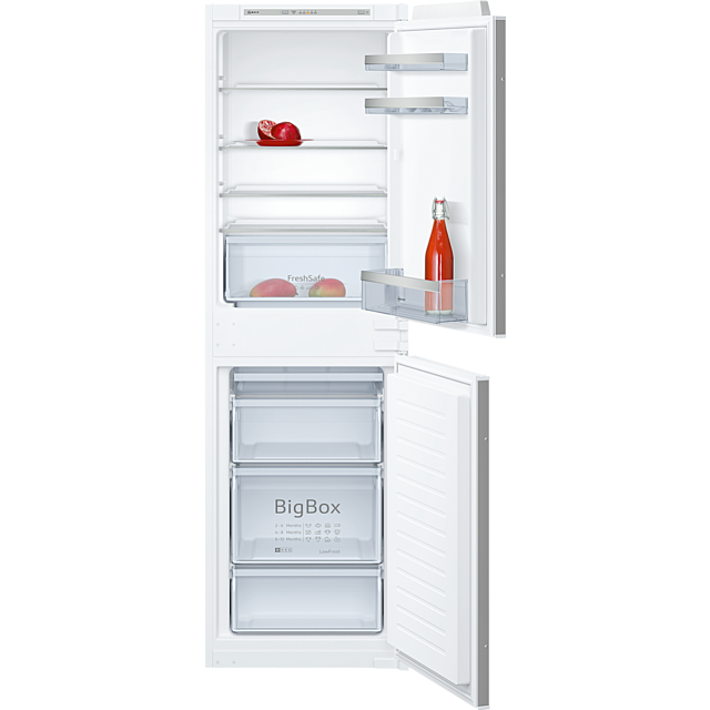 Neff KI5852SF0G, Built-in fridge-freezer with freezer at bottom
