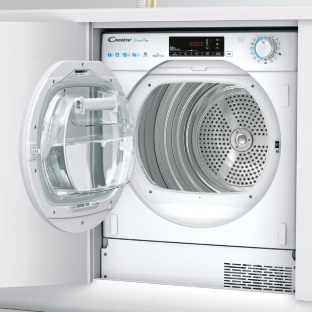 Candy BCTD H7A1TE-80 Integrated 7kg Heat Pump Tumble Dryer - A+ Energy Rating - White