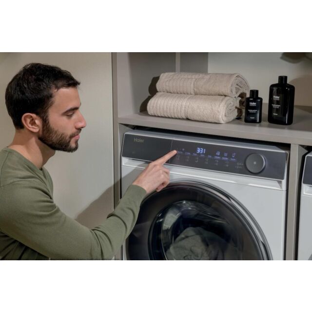 Haier X Series 7 HWD90-B14367GUUK 9+6kg Washer Dryer with A-30% Energy Rating - Graphite