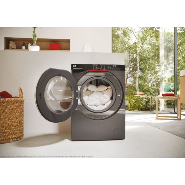 Hoover H7W 412MBCR-80 H Wash 700 12kg 1400rpm Washing Machine Graphite