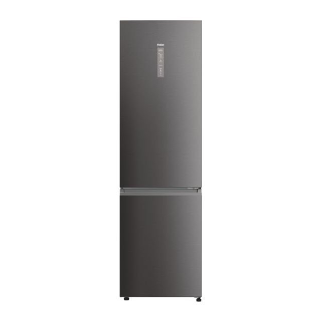 Haier HDPW5620ANPD Fridge Freezer - Platinum Inox - A Rated