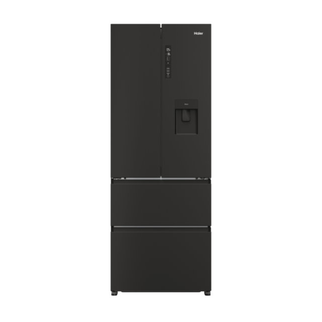 Haier HFR5719EWPB French Door Fridge Freezer - Slate Black - E Rated