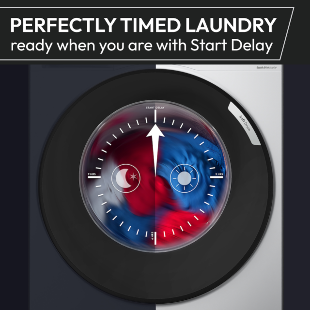 Hoover Ultra HGWD 4106B9C-80 10+6kg 1400rpm Freestanding Washer Dryer - White - A/D Rated