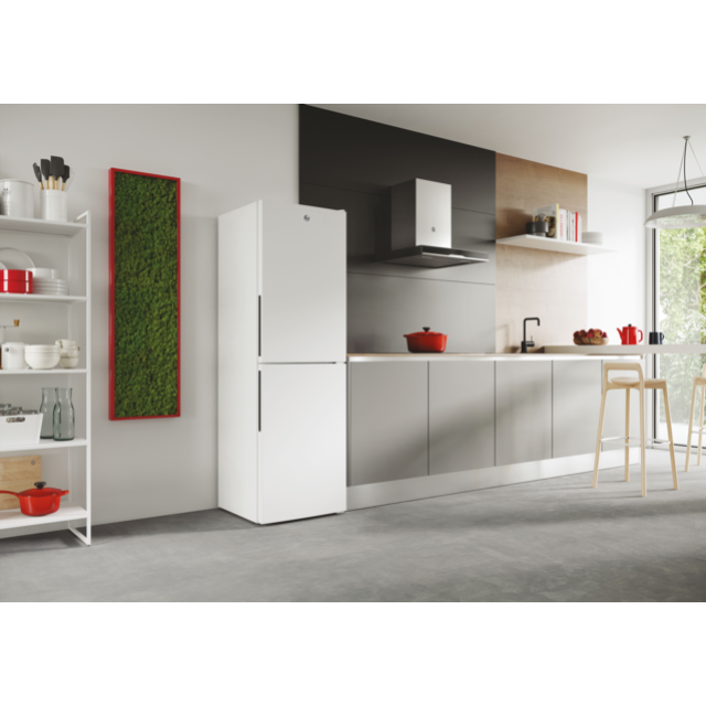 Hoover HVCT3L517EWKR-1 Fridge Freezer - White - E Rated