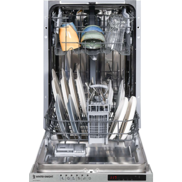 White Knight AT45BIDW Integrated 45cm Dishwasher