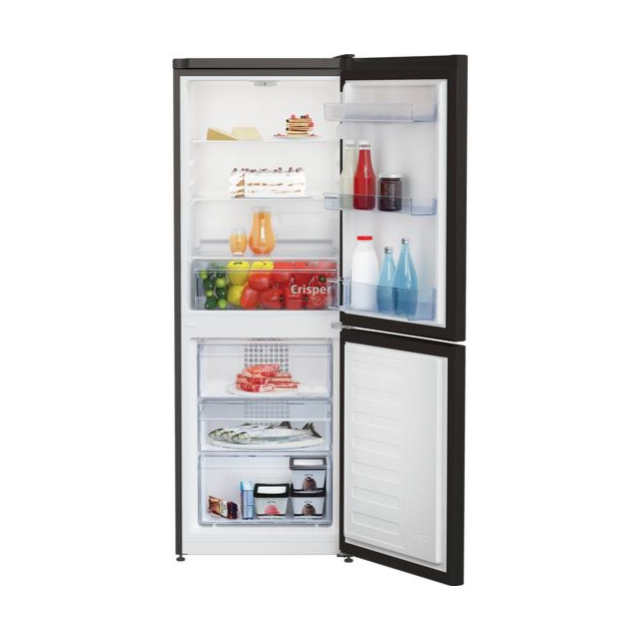 Beko CFG4552B Freestanding Frost Free Fridge Freezer - Black