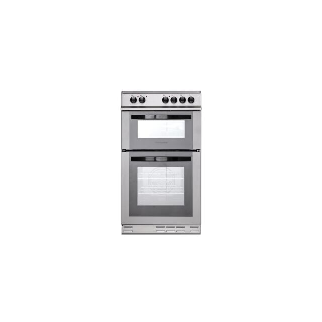 Montpellier MDC500FS 50cm Double Oven in Silver