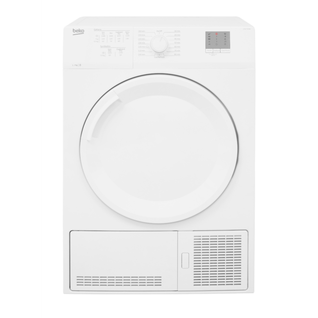 Beko DTGCT7000W 7kg Freestanding Condenser Tumble Dryer - White