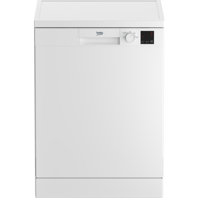 Beko DVN04X20W Freestanding Full Size Dishwasher with Low Water Consumption - White