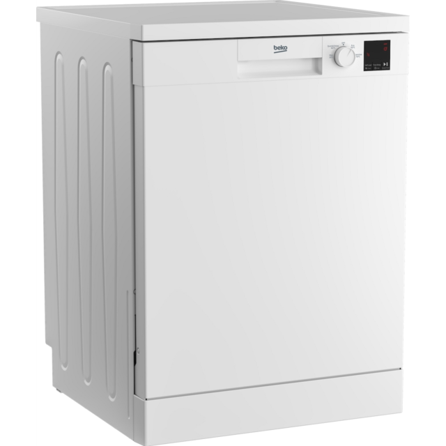 Beko DVN04X20W Freestanding Full Size Dishwasher with Low Water Consumption - White