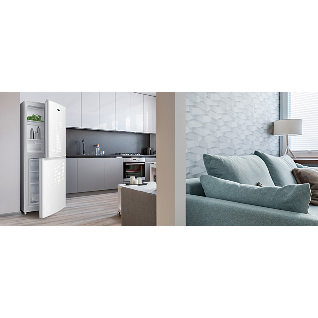 Iceking IK5558EW Combi Fridge Freezer