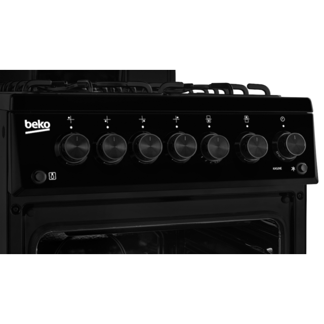 Beko KA52NEK Freestanding Gas Single Oven Cooker - Black