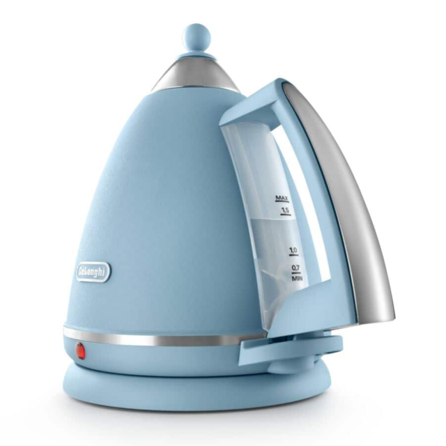 DeLonghi KBX3016.AZ Argento Flora Kettle - Azure