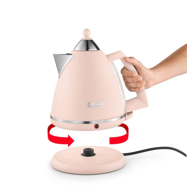 DeLonghi KBX3016.PK Argento Flora Kettle - Pink