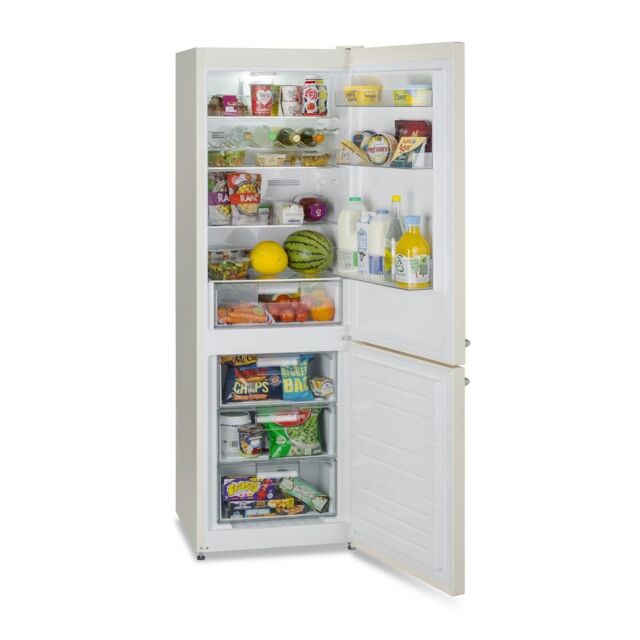 Montpellier MAB386C Retro Total No Frost Fridge Freezer in Cream