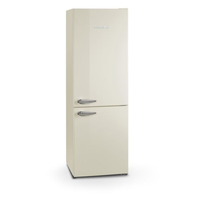Montpellier MAB386EC Retro No Frost Fridge Freezer In Cream