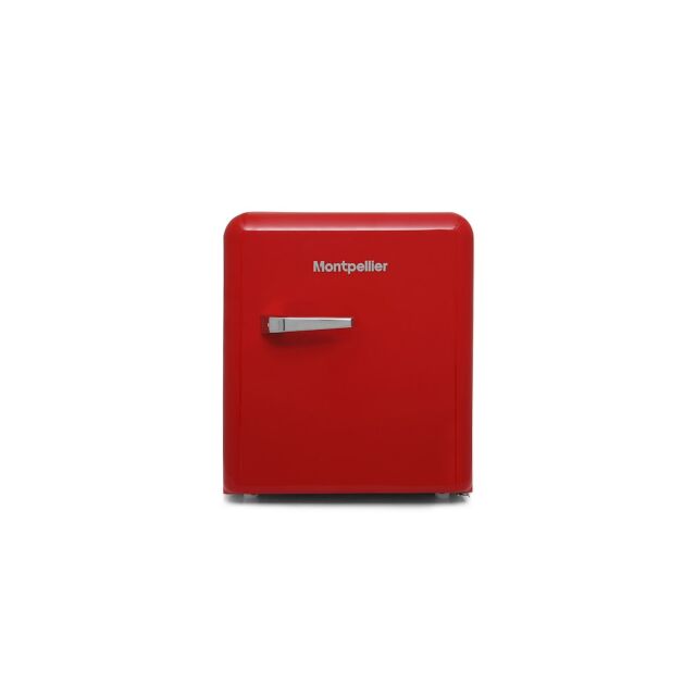 Montpellier MAB50R Table Top Retro Fridge - Red