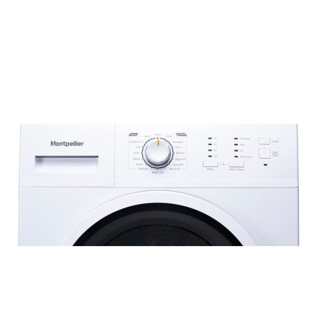 Montpellier MCD8W Freestanding 8kg Sensor Condenser Dryer
