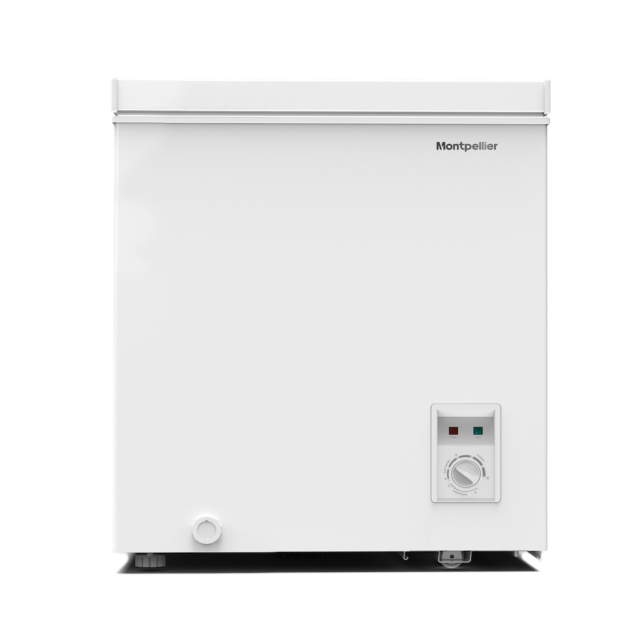 Montpellier MCF151W 142 Litre Chest Freezer in Black