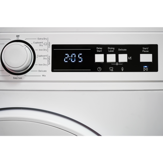 Montpellier MDATDSC7W 7Kg Condenser Sensor Dry Tumble Dryer - White