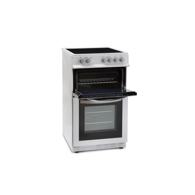 Montpellier MDC500FW 50cm Double Oven in White