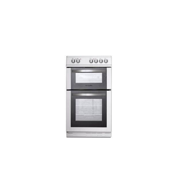 Montpellier MDC500FW 50cm Double Oven in White