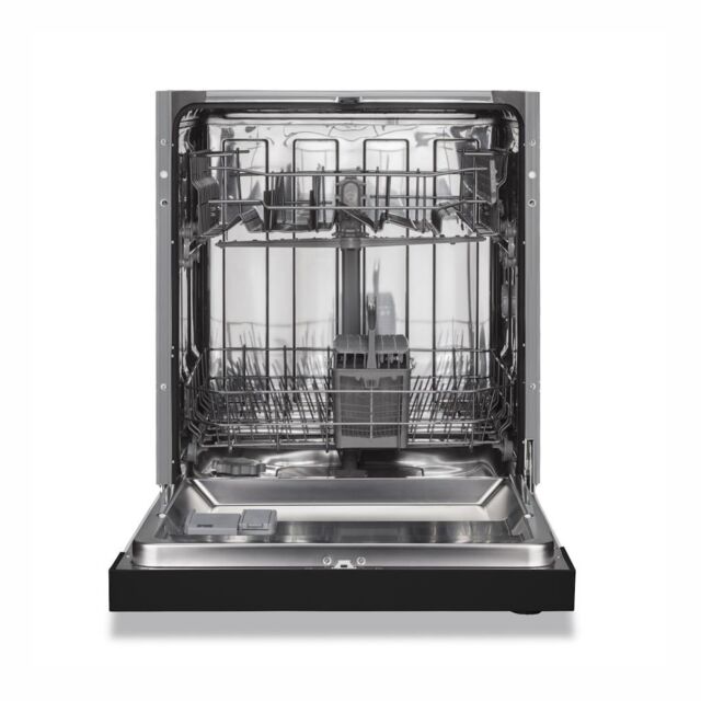 Montpellier MDI655K Full Size 60cm Semi Integrated Dishwasher in Black