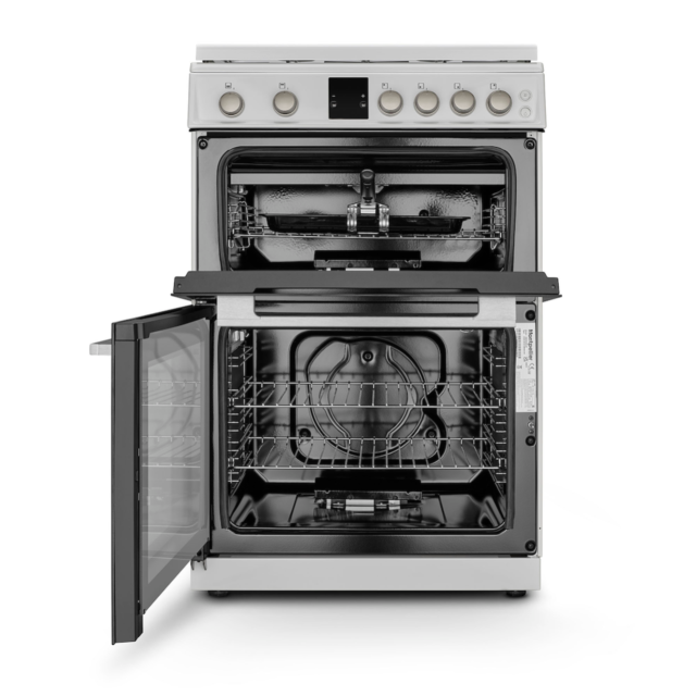 Montpellier MDOG60LW 60cm Double Gas Cooker in White