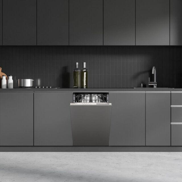 Montpellier MDWBID4553 45cm 10 Place Setting Fully Integrated Slimline Dishwasher
