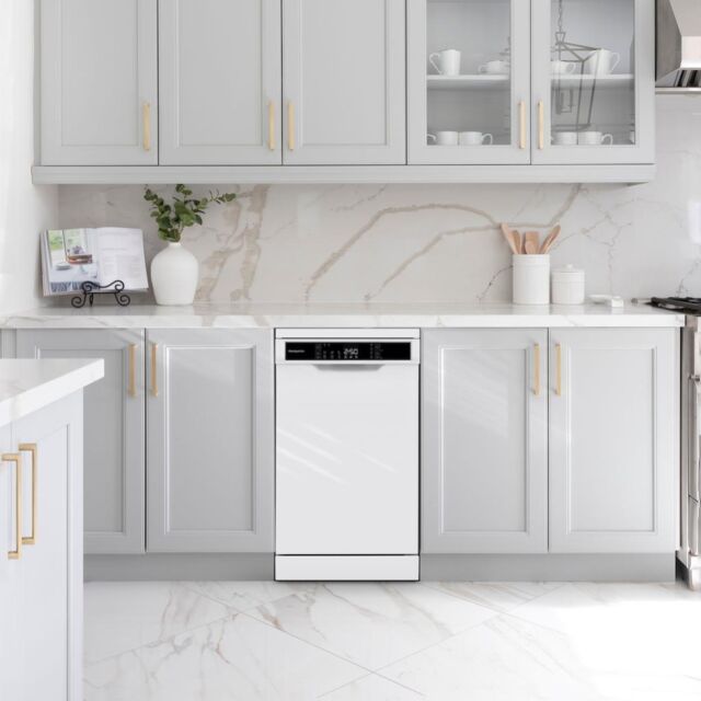Montpellier MDWD1064W 45cm 10 Please Setting Freestanding Dishwasher - White
