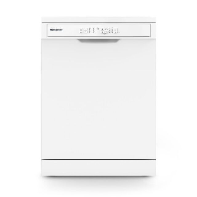 Montpellier MDWD1354W 60cm 13 Please Setting Freestanding Dishwasher - White